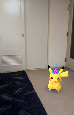 ピカチュウが家に来た